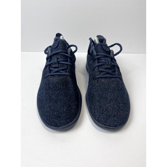 ALLBIRDS Womens W10 0619 NV1 Navy Blue Wool Lightweight Comfort Walking Shoe - Picture 2 of 12